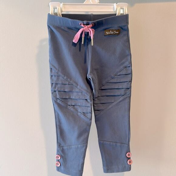 Matilda Jane Toddler Size 2 Just Imagine Keely Button Cuff Moto Leggings - Picture 2 of 8